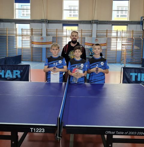 Nasi chłopcy Mistrzami Powiatu w tenisie stołowym