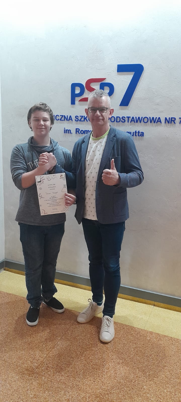 Tomasz Dziegieć zajął 3 miejsce w XIII Ogólnopolskiej Olimpiadzie Chemicznej 