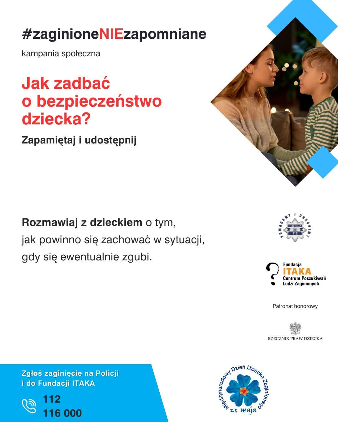 Kampania #zaginioneNIEzapomniane