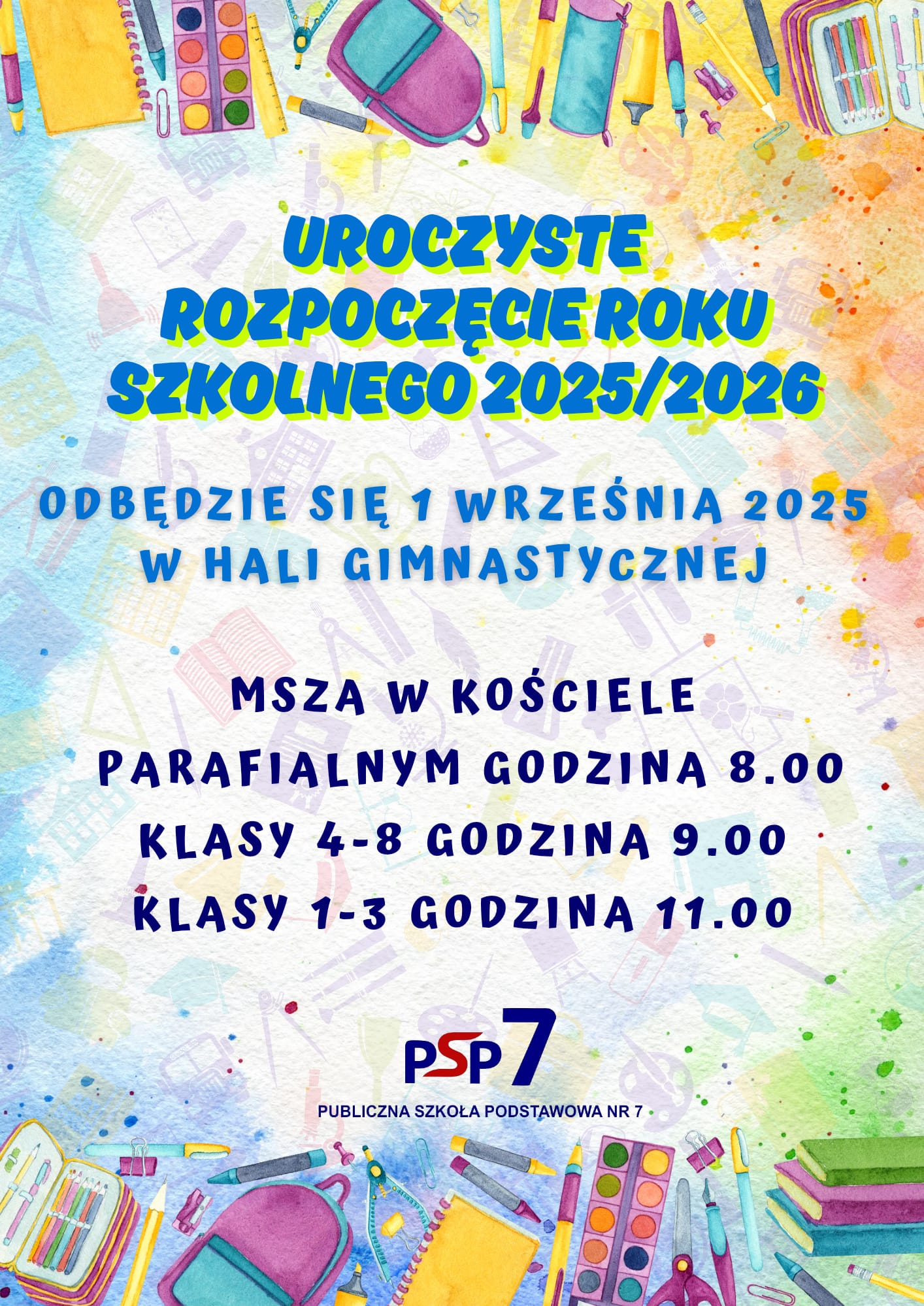 Rozpoczęcie roku szkolnego 2025/2026