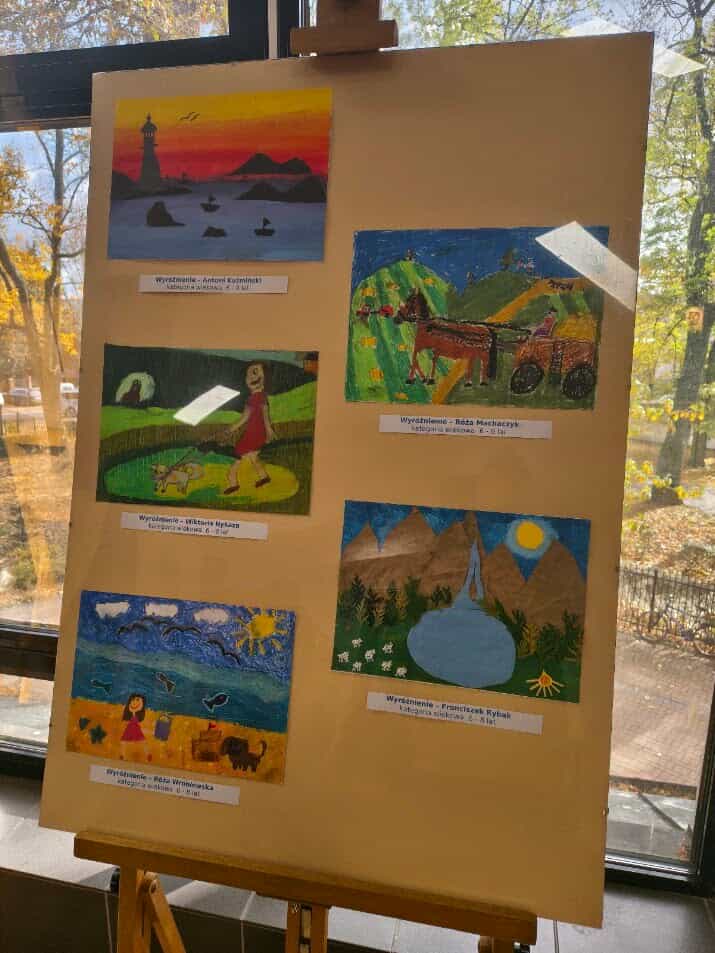 Sukces naszych uczennic w ogólnopolskim konkursie "Pocztówka z wakacji"!