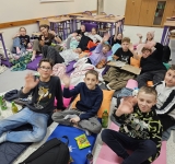 Wieczorek filmowy w szkole z uczniami klasy VA