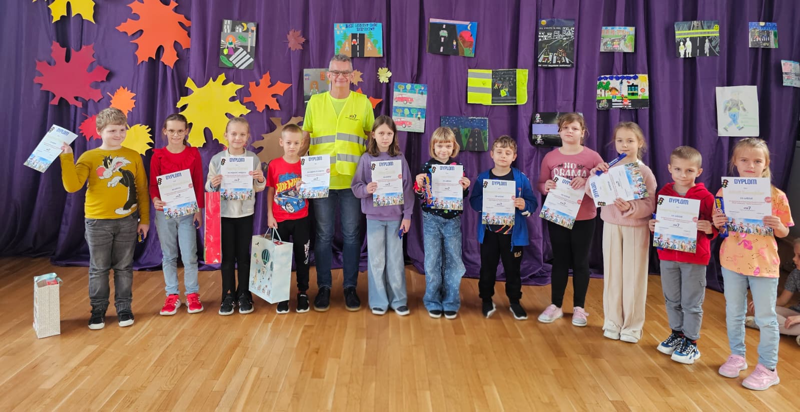 Rozstrzygnięcie konkursu plastycznego „Bądź widoczny, bądź bezpieczny”!