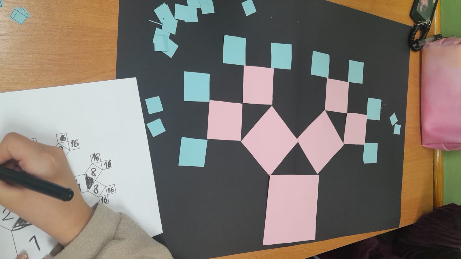 Urodziny Mandelbrota na kolejnej lekcji Matematyki w klasie Va