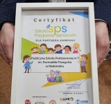 Publiczna Szkoła Podstawowa nr 7 otrzymała Certyfikat Szkoły Przyjaznej Seniorom