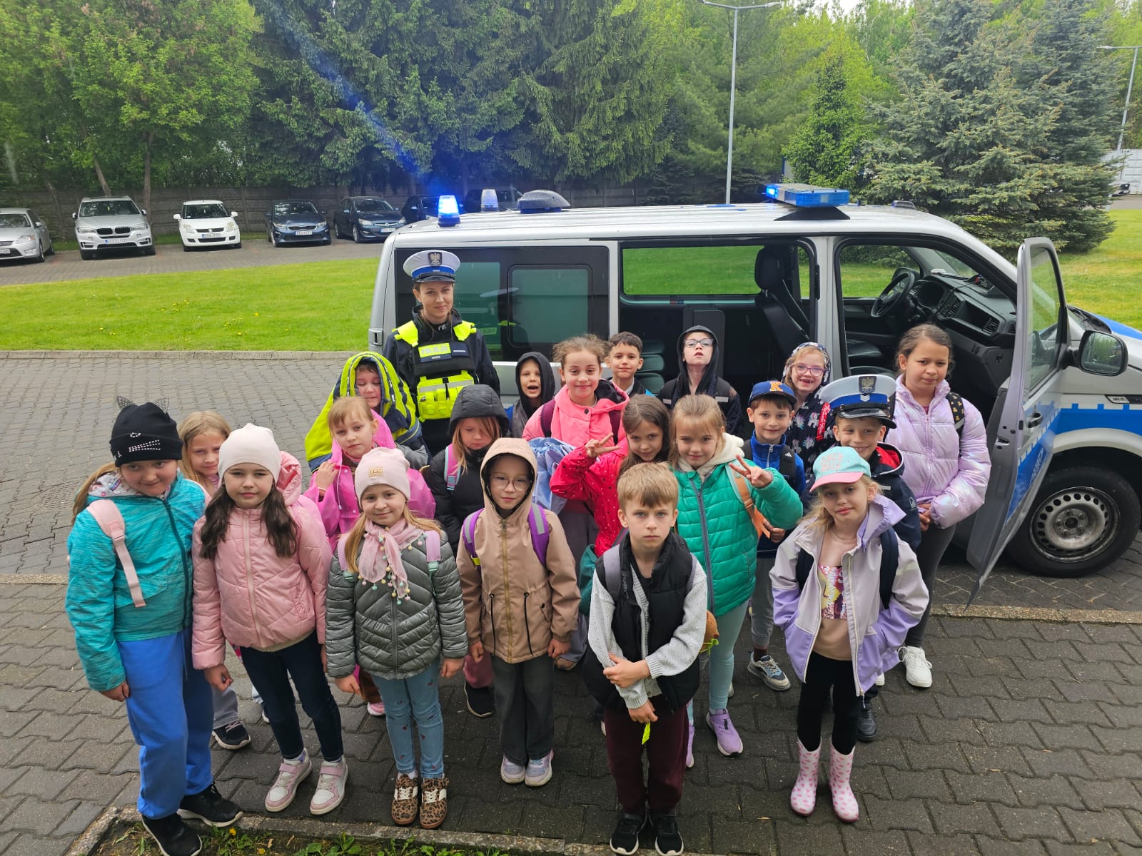 Wyjście do Komendy Powiatowej Policji w Radomsku 