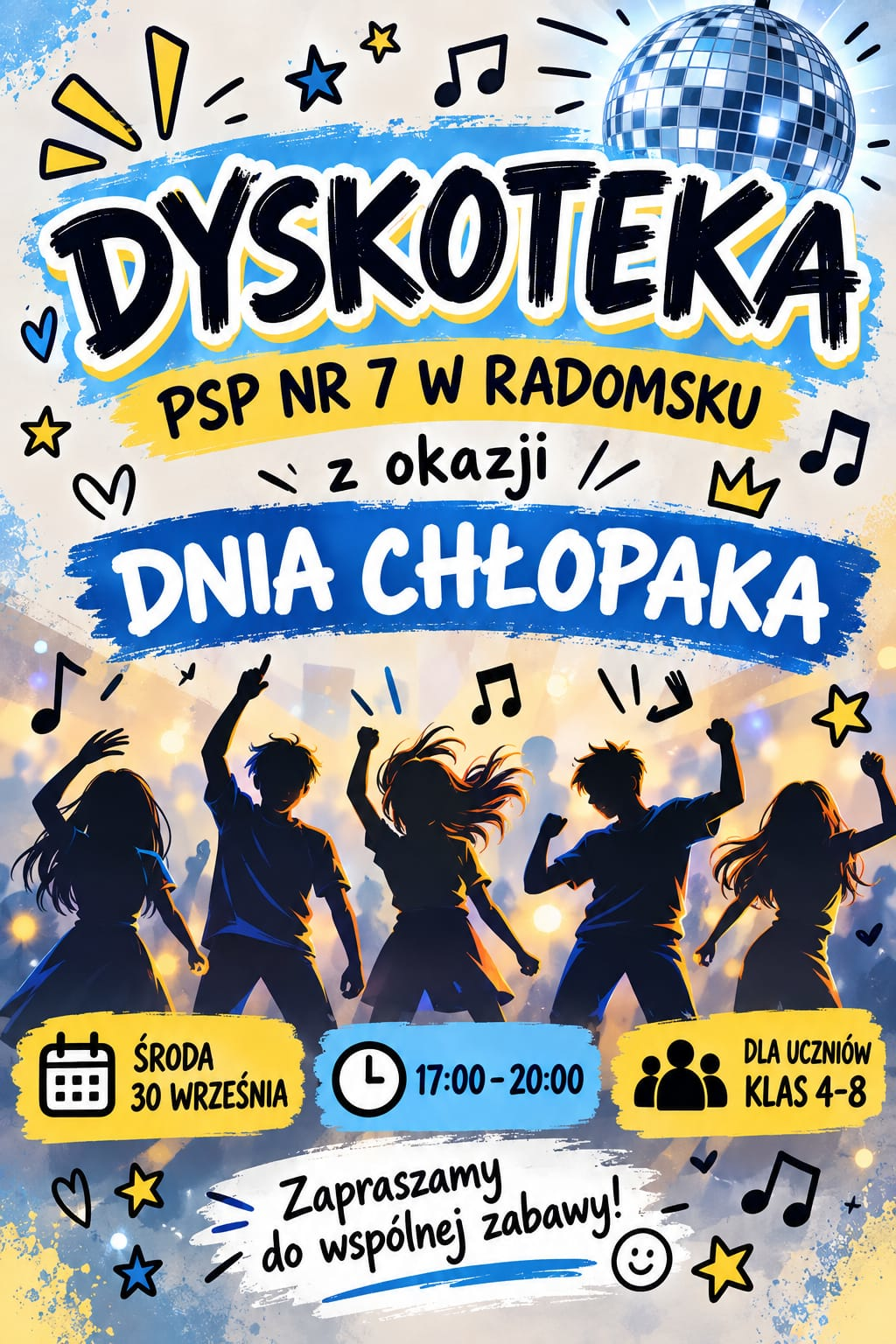 DYSKOTEKA Z OKAZJI DNIA CHŁOPAKA 2026