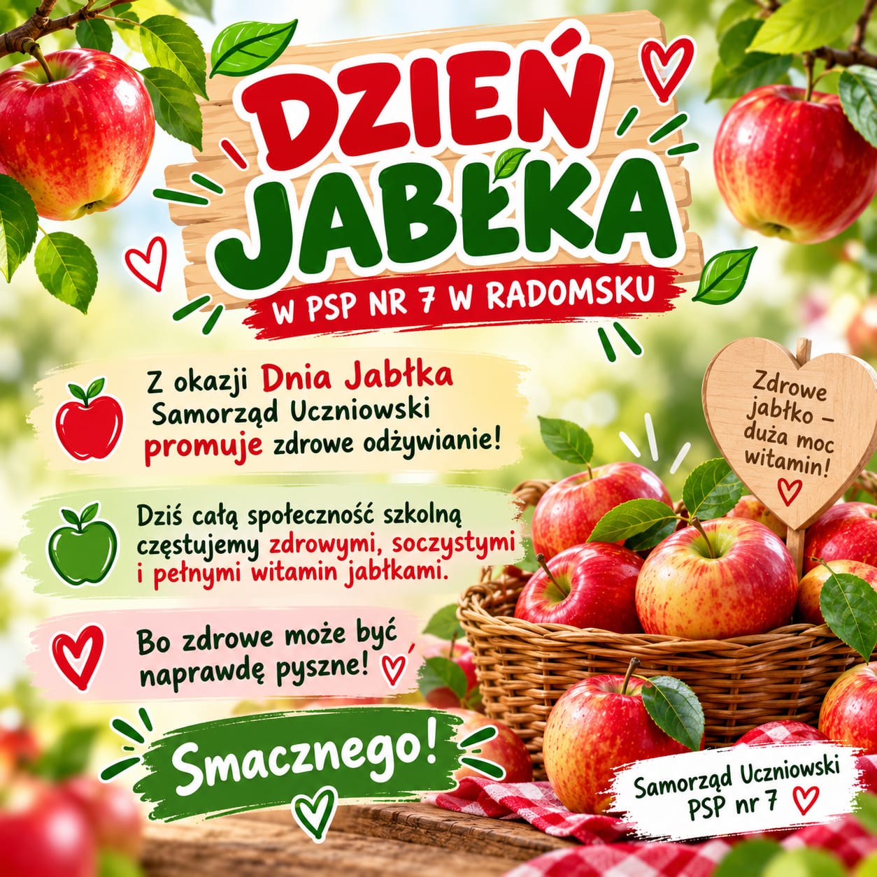 Dzień Jabłka w PSP nr 7 - promujemy zdrowe odżywianie (2026)