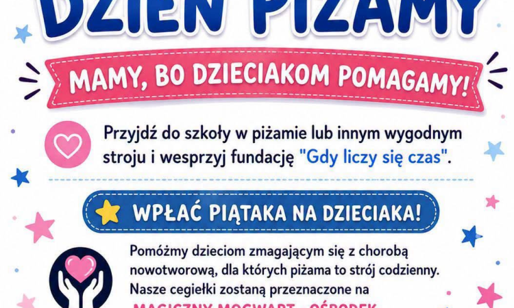 DZIEŃ PIŻAMY – RAZEM MOŻEMY WIĘCEJ!